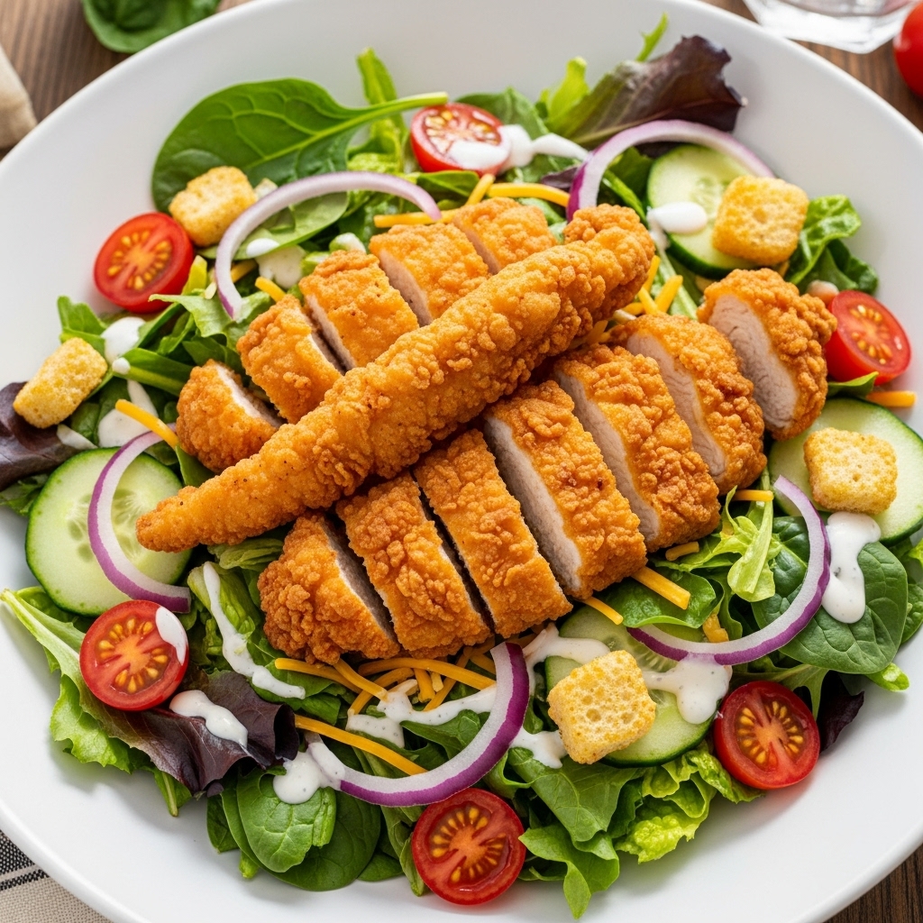 Crispy Chicken Salad