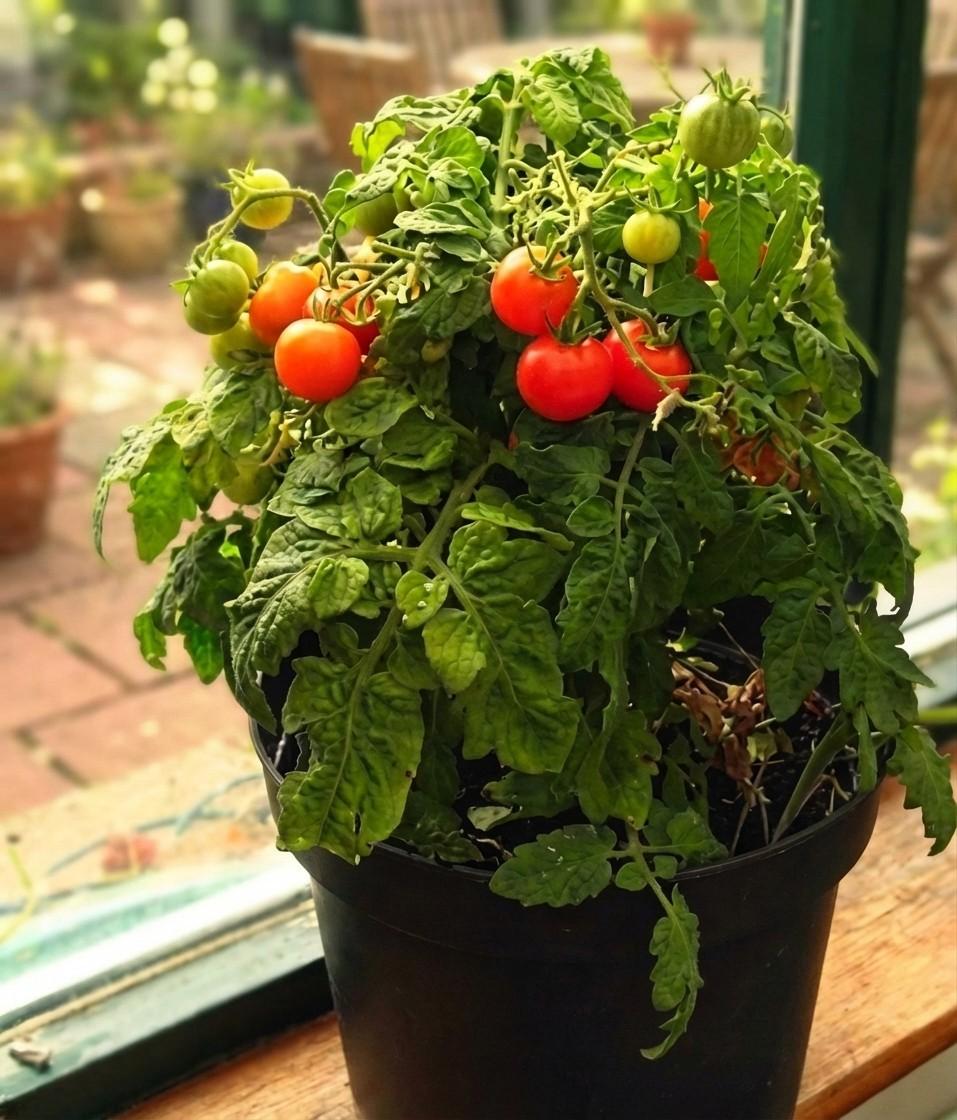 House Tomato - 2x Mini Plug Plants - Windowsill Indoor Dwarf Tomato - Rare