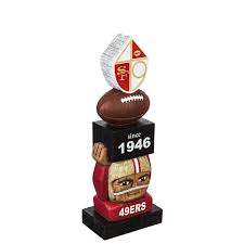 San Francisco 49ers Retro Tiki Totem