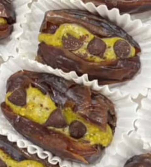 Dubai Chocolate Stuffed Date