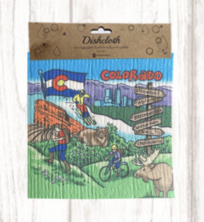 Colorado Art Dish Cloth