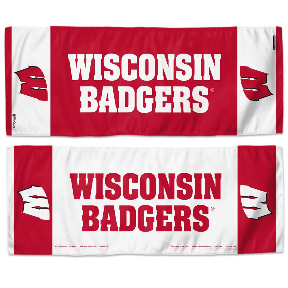 Wisconsin Badgers Cooling Towel 12x30"