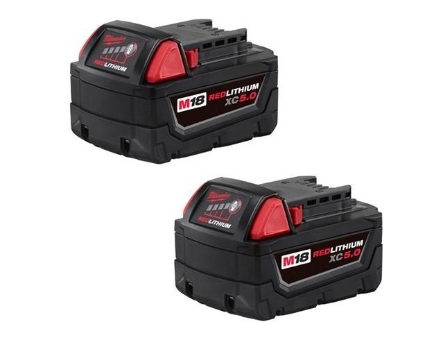M18™ REDLITHIUM™ XC5.0 Extended Capacity Battery Two Pack