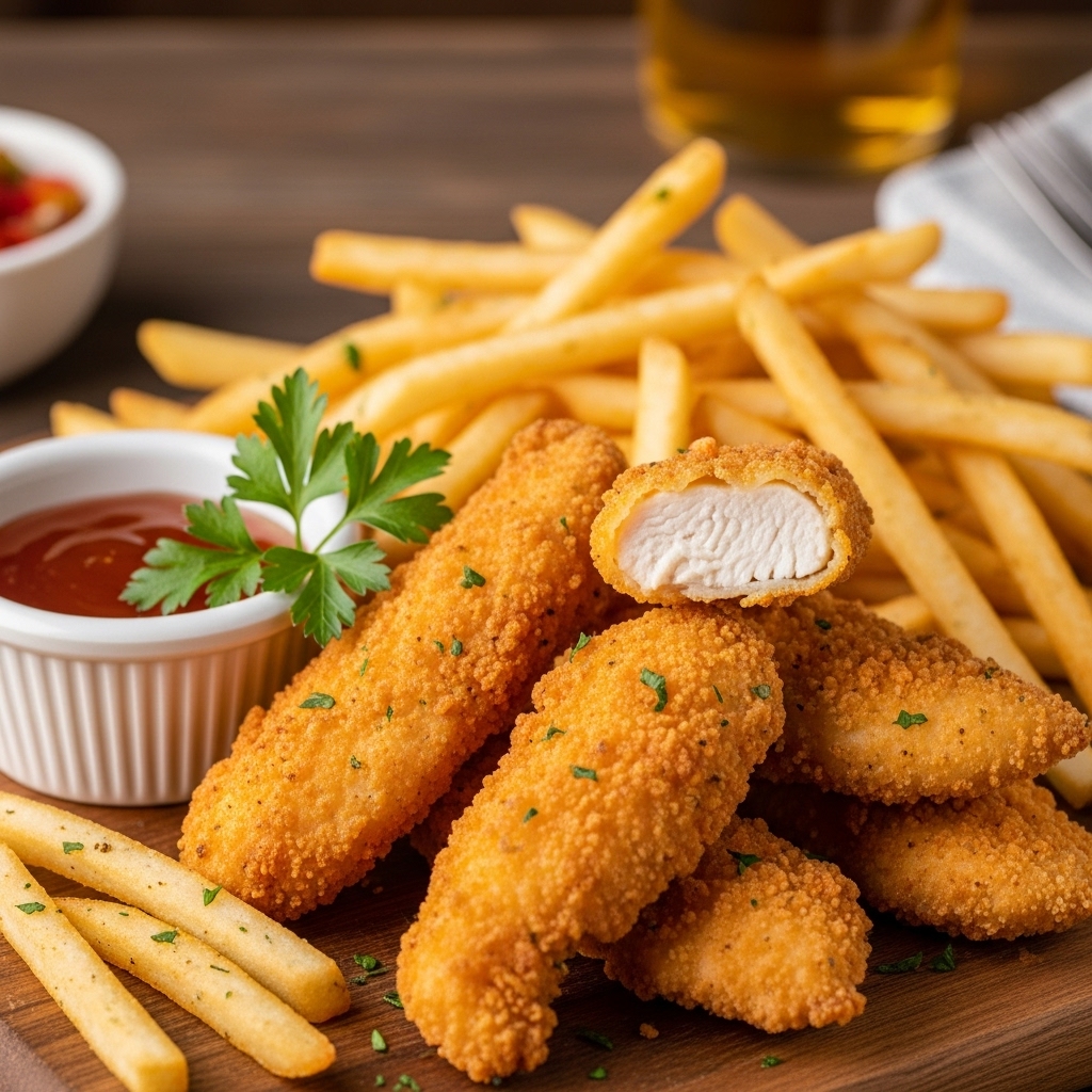 Chicken Tenders and Fries