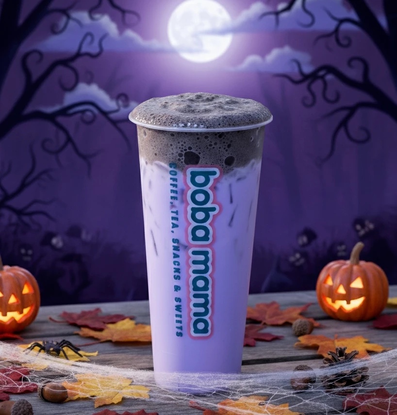 Midnight Taro Brulee