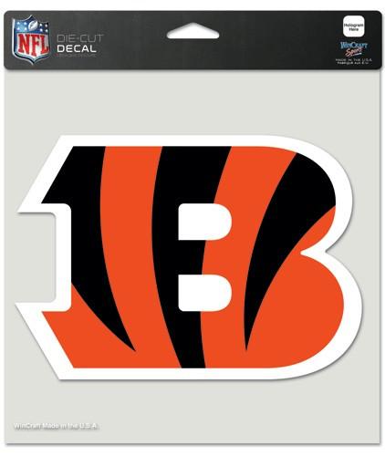 Cincinnati Bengals Perfect Cut Decal 8x8"