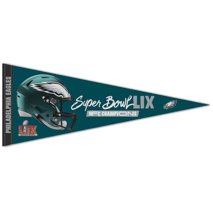 Philadelphia Eagles Super Bowl LIX Premium Pennant 12x30"
