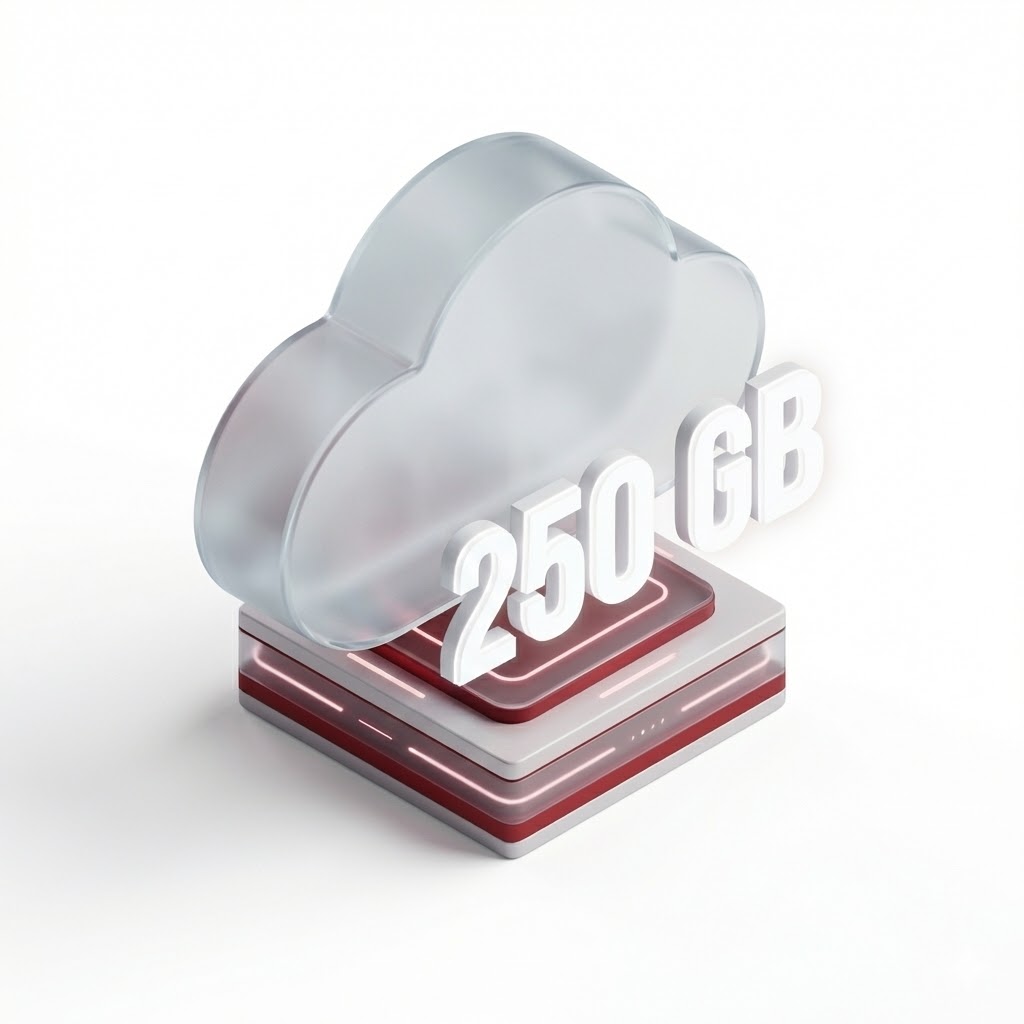 250GB Cloud Storage