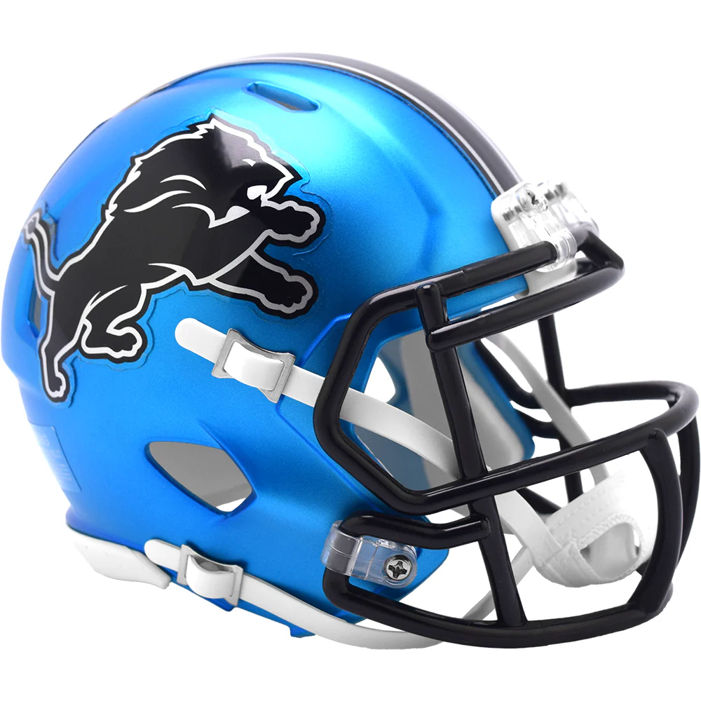 Detroit Lions 2024 Riddell Alternate Speed Mini Helmet