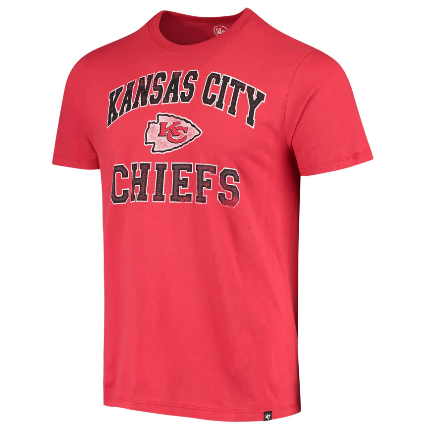 Kansas City Chiefs Racer Red '47 Brand Union Arch Franklin Shirt