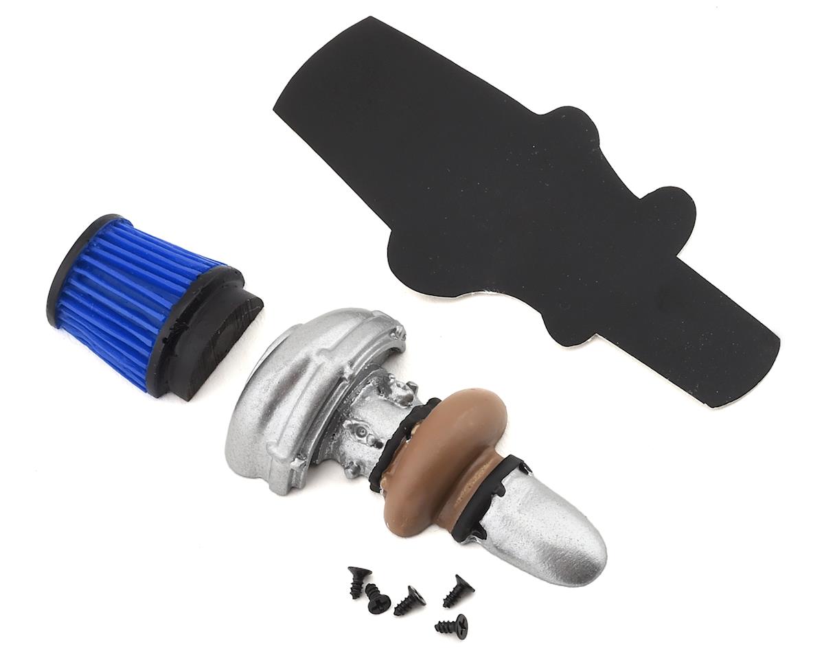 Sideways RC Scale Drift Half Turbo W/ Cone Filter Blue