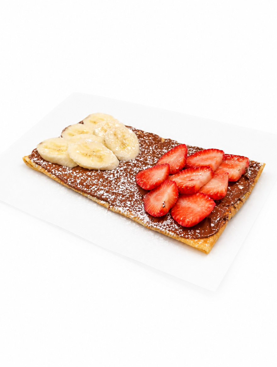Nutella Strawberry Banana Crepe