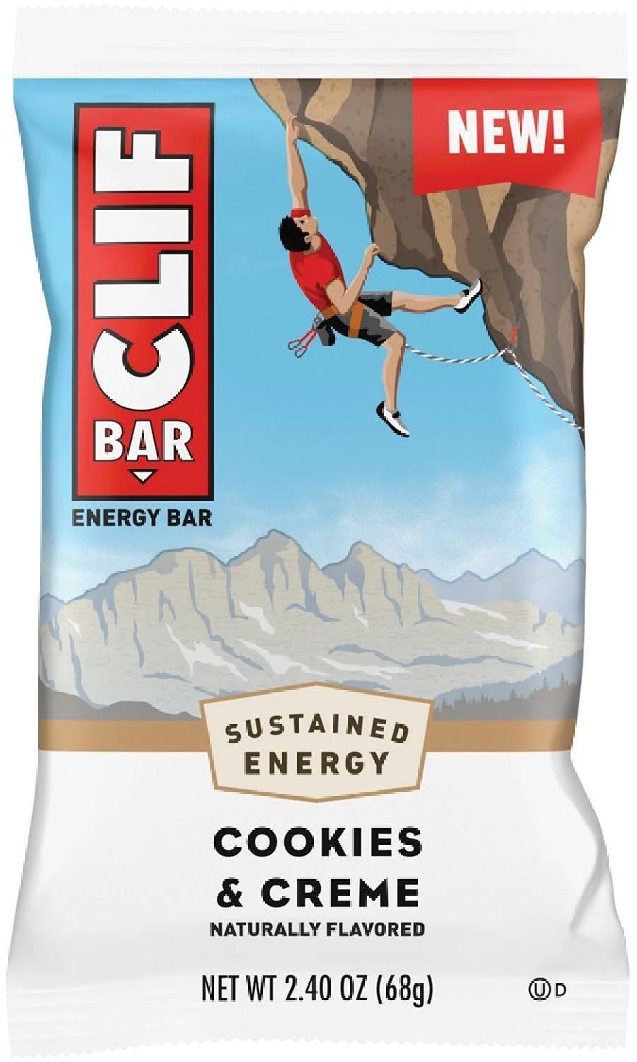Clif Energy Bar Cookies & Creme 2.40 oz 12 ct Tray