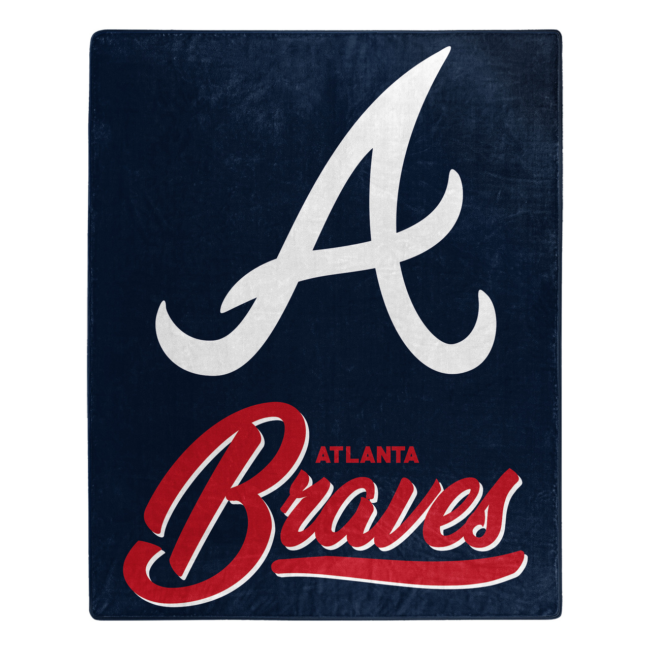 Atlanta Braves Signature Royal Plush Blanket 50x60"