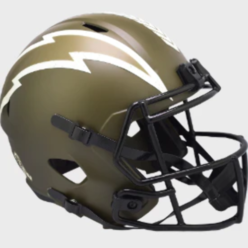 Los Angeles Chargers Salute to Service Full Size Helmet