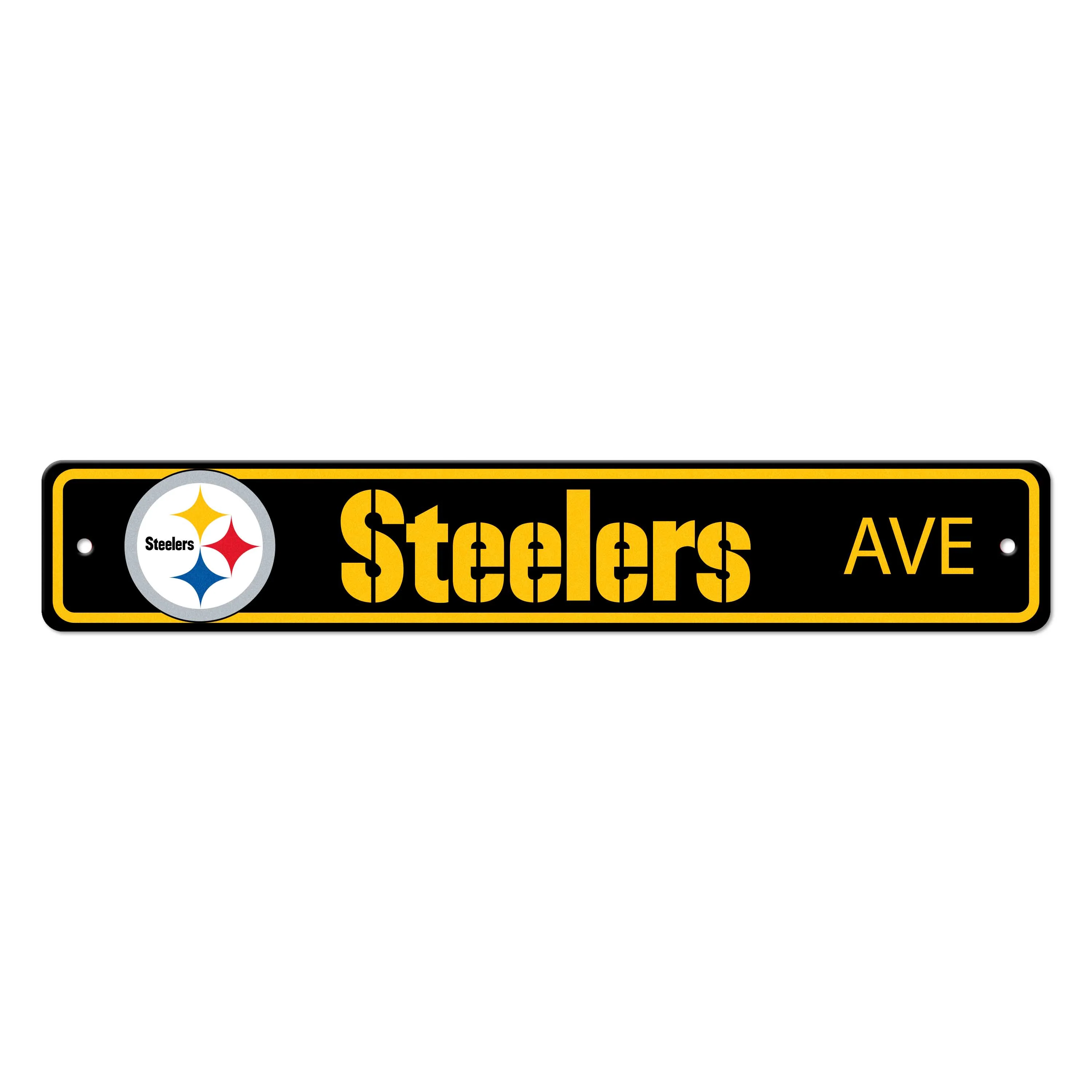 Pittsburgh Steelers Ave Street Sign 4x24"
