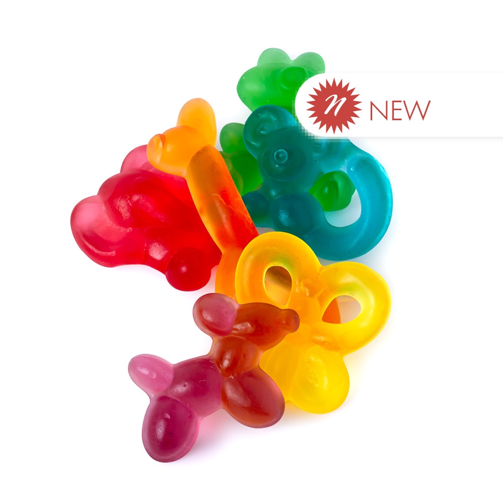 efrutti Bulk Herbert's Knot Animals Gummy 2.2 lb