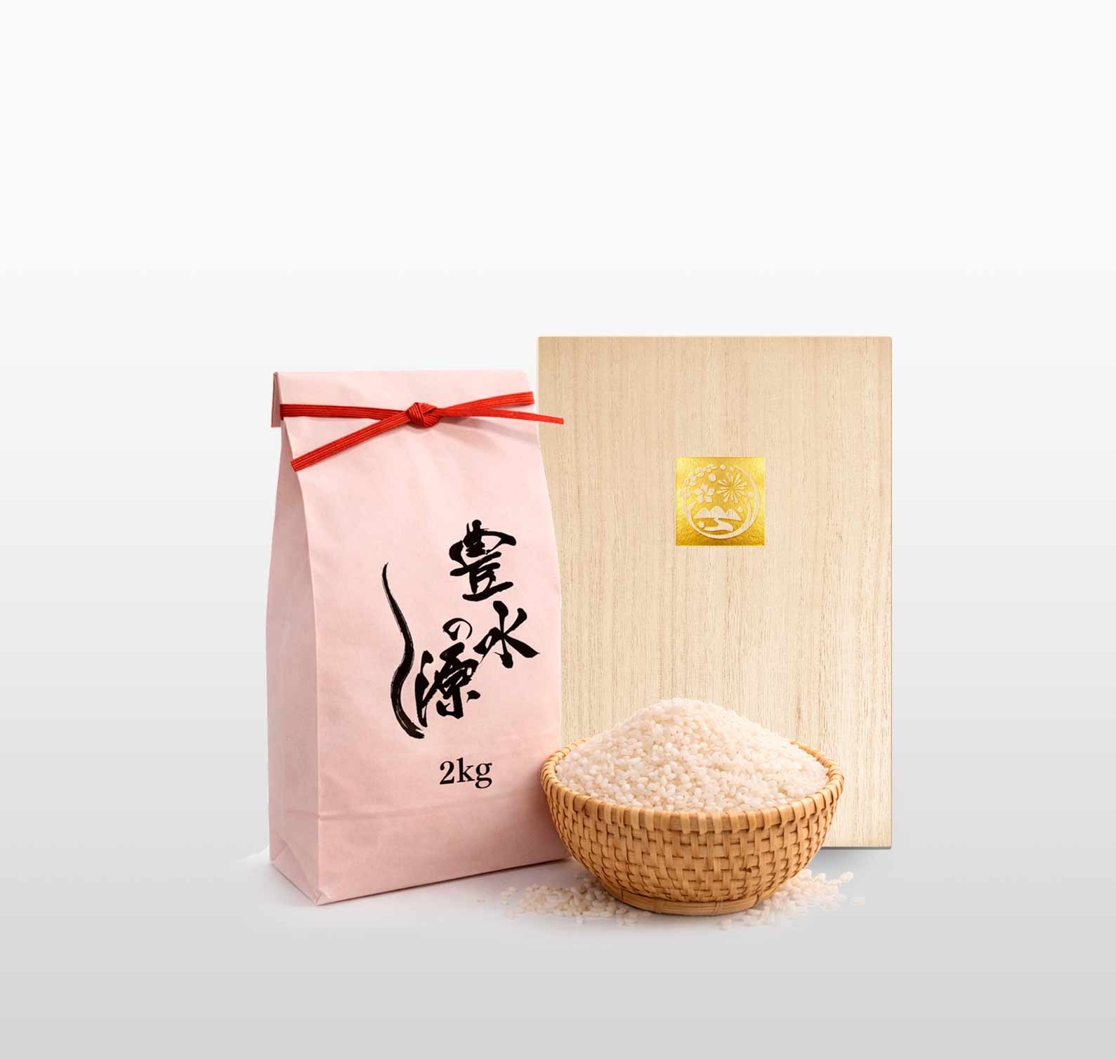 【豊水の源  2kg】桐箱入り贈答米　最高級　長岡産特別栽培米コシヒカリ