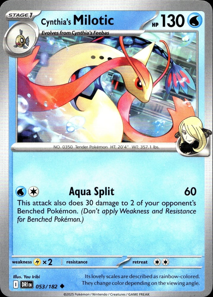 Cynthia's Milotic - SV10 53/182