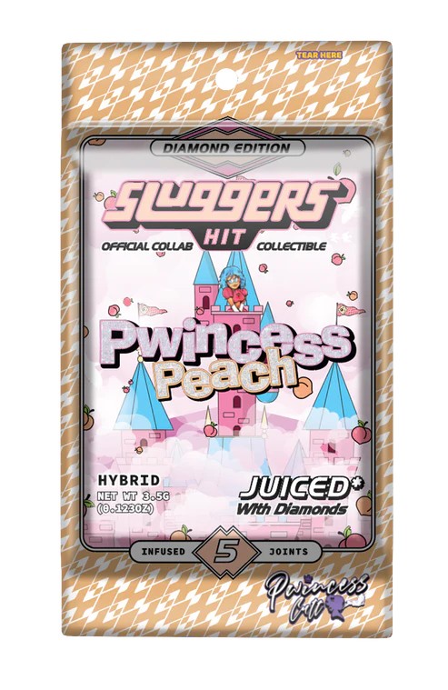 Sluggers Juiced 5pk Pwincess Peach Hybrid - Regular