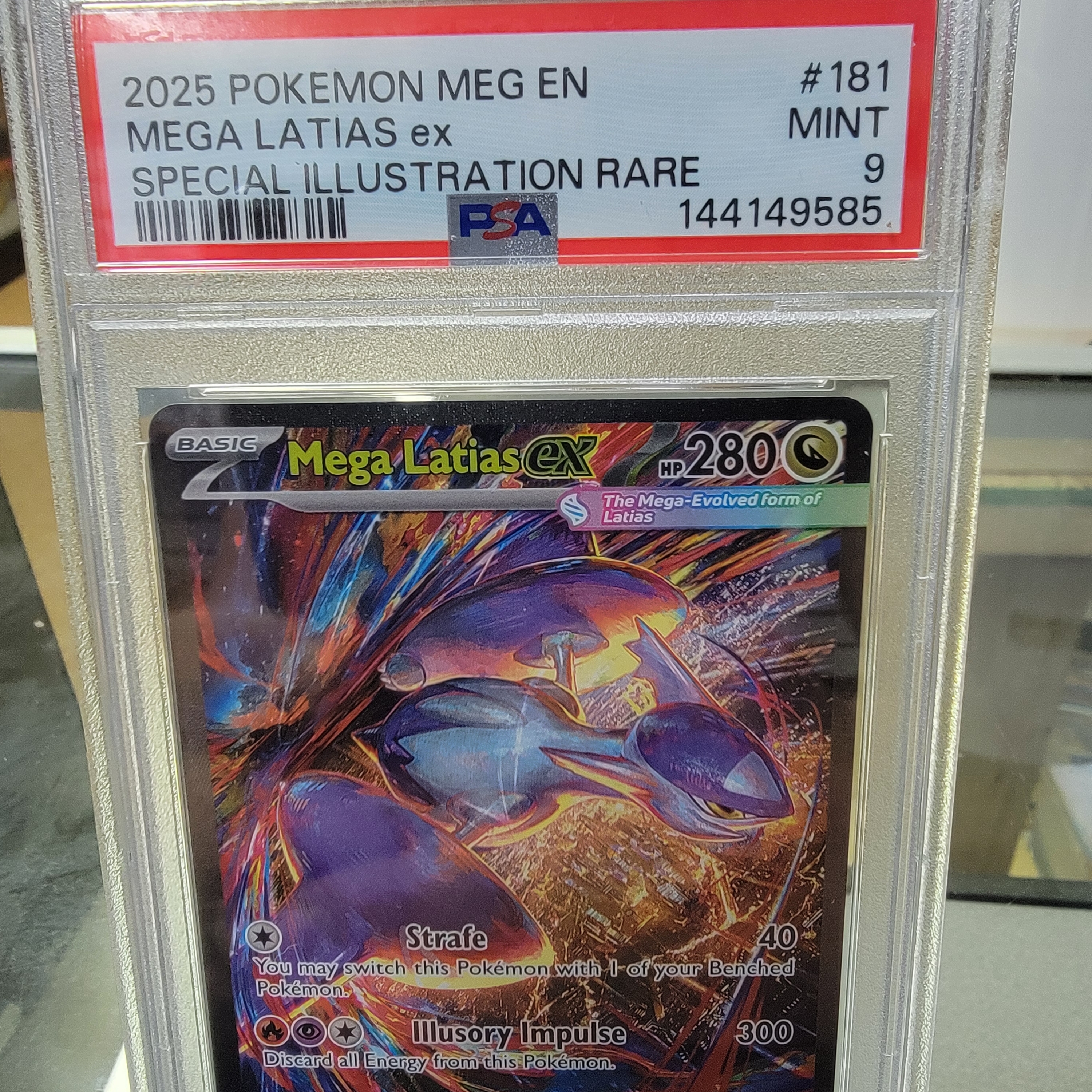 Psa 9 Mega Latias SIR Graded Card