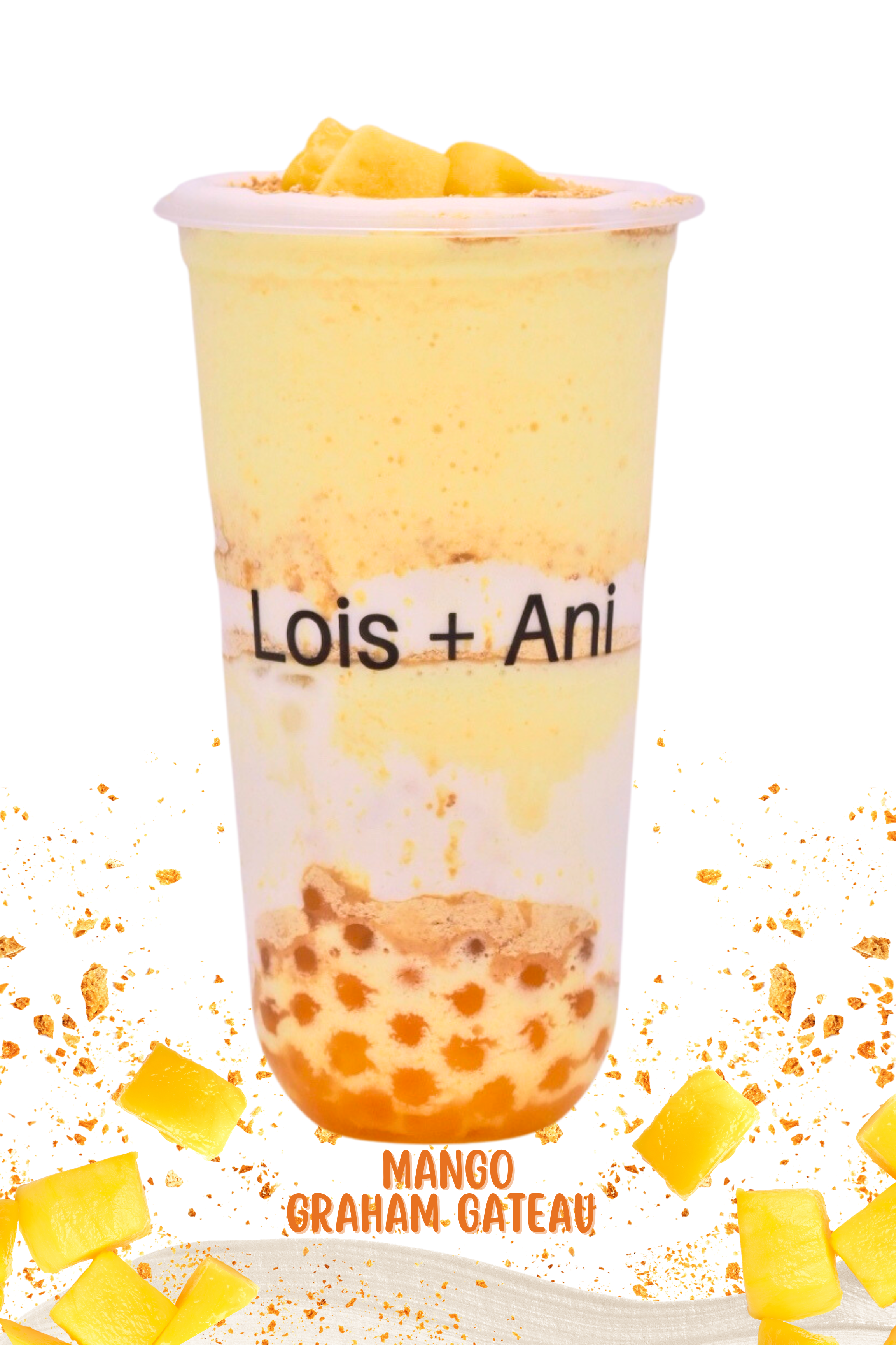 Mango Graham Cheese Swirl