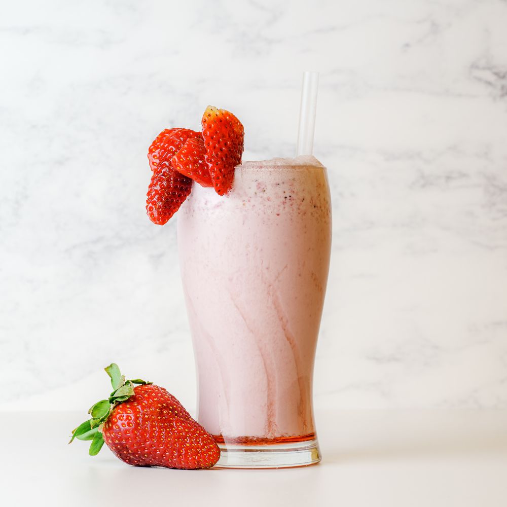 S3-Strawberries Smoothies | Sinh Tố Dâu