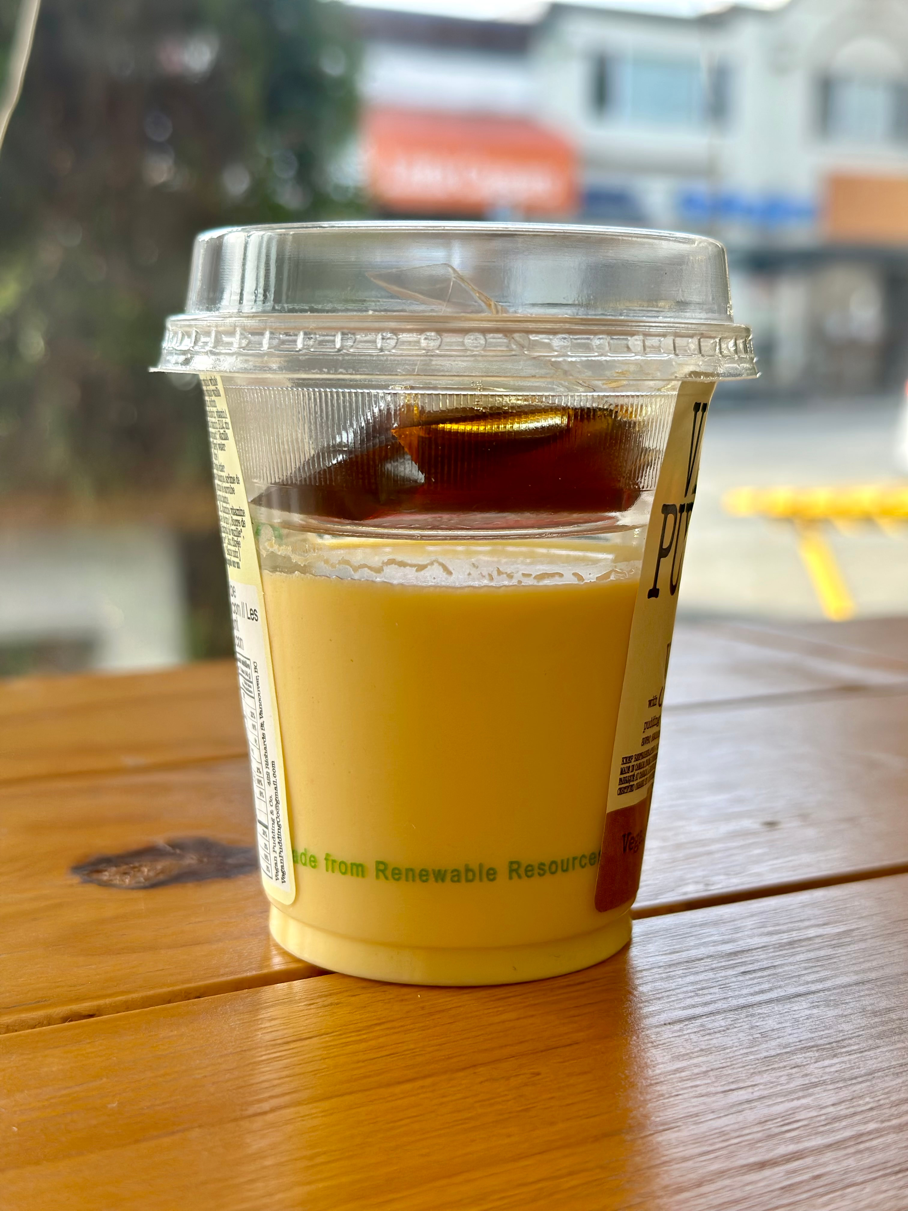 Vegan Pudding Vanilla with Caramel Sauce(GF)