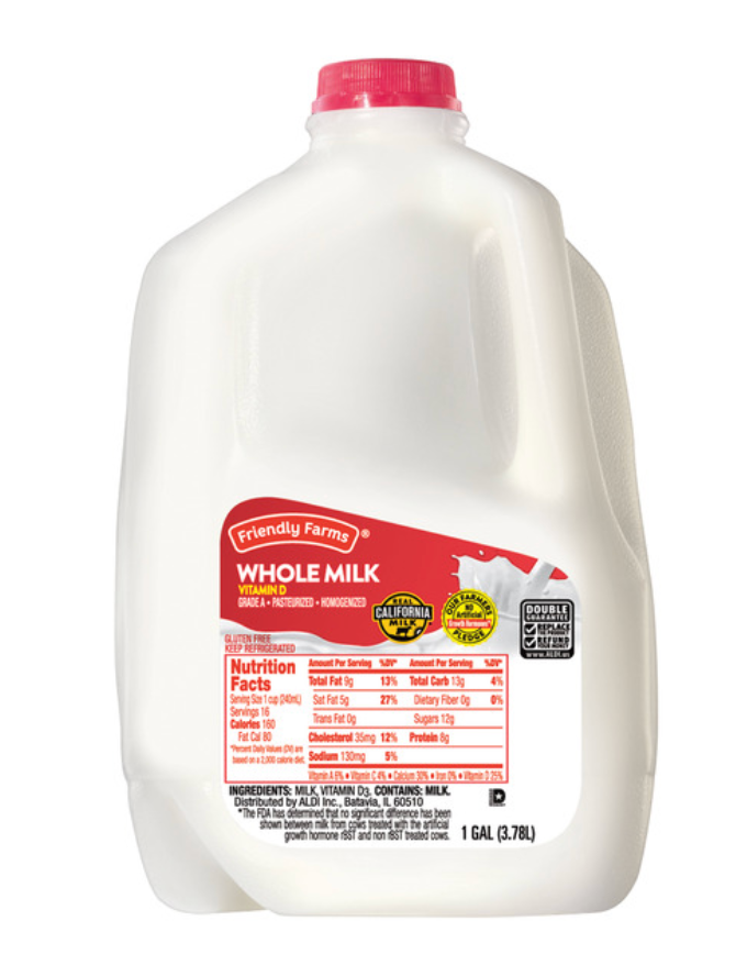 Friendly Farms Whole Milk