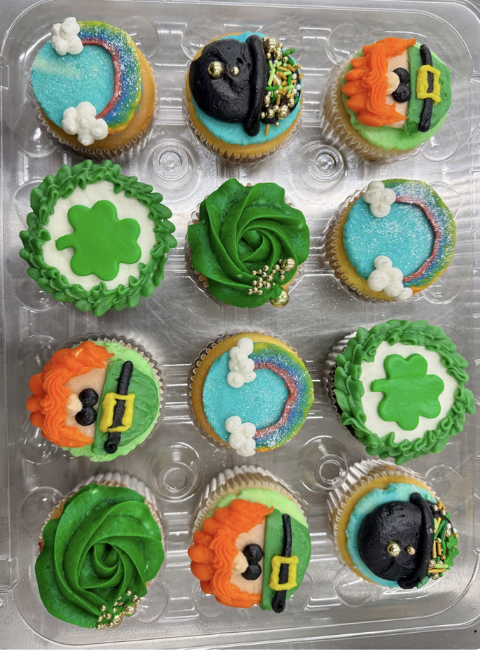 St Pattys Day Cupcakes