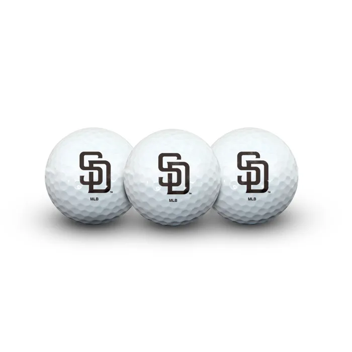 San Diego Padres Golf Balls 3 pack