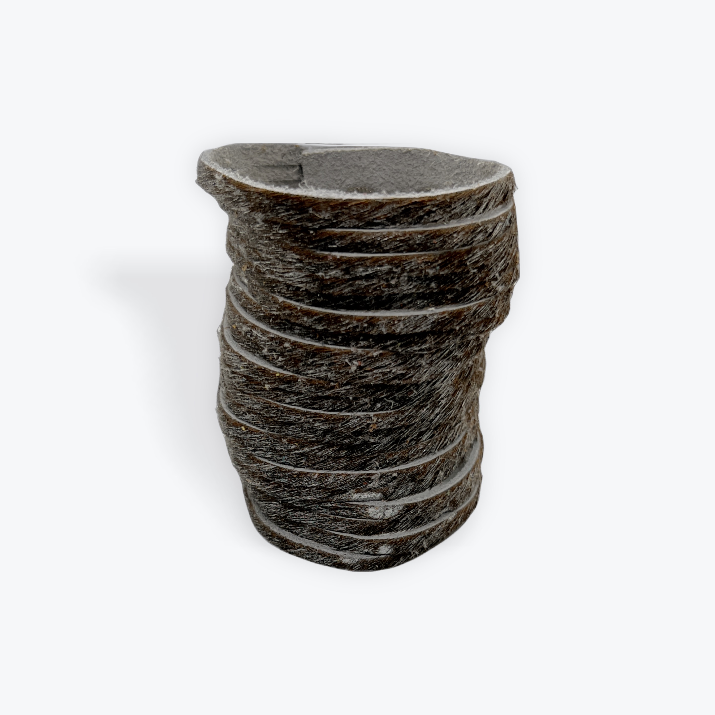 3" Leather Bracelet Cut/Metalic