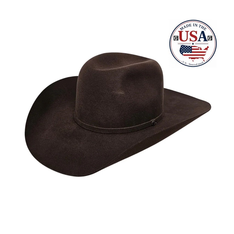 Gone Country - Montana  Brown 5X Wool USA