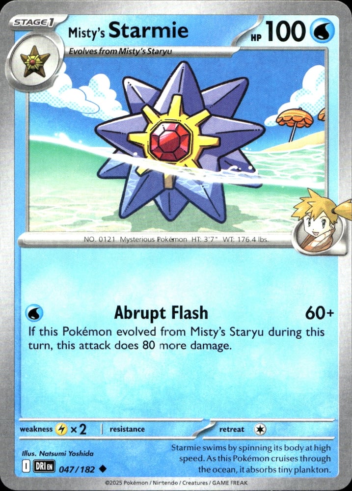 Misty's Starmie - SV10 47/182