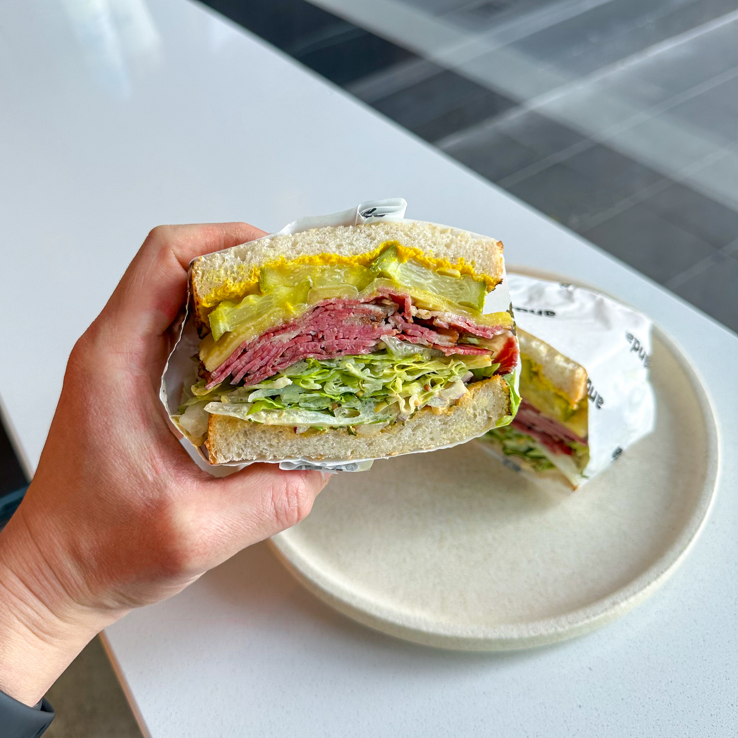 Special: Beef w/ Mustard & Pickles .