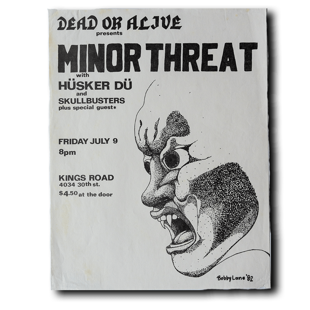 Minor Threat -- 1982 LA [Handbill]