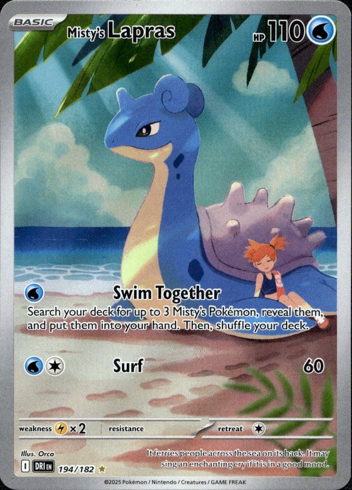 Misty's Lapras - SV10 194/182