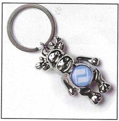 Moose with Dome Vail Flag Keychain