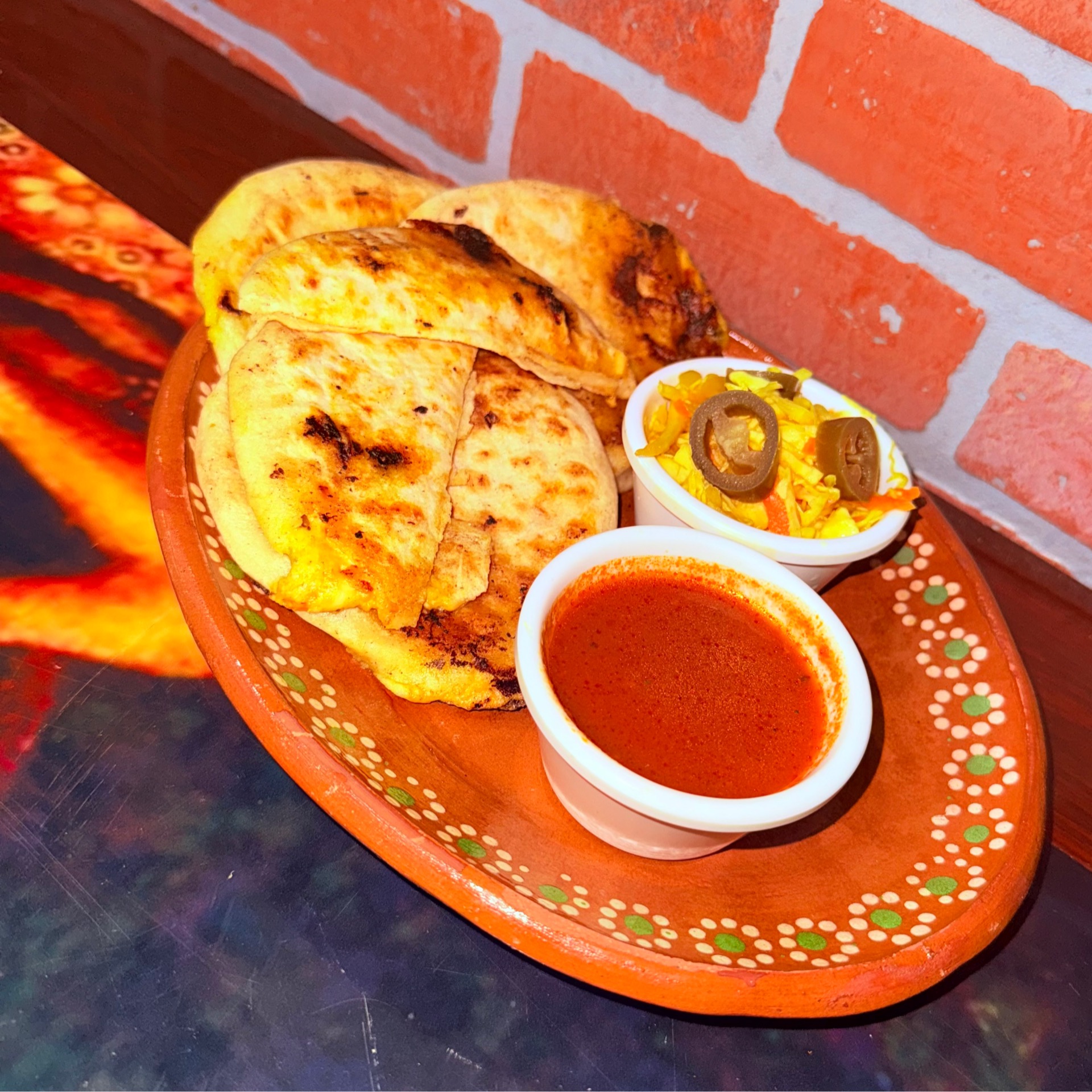 Popusas (Pollo con queso) at Taqueria El Jalapeño Autentica comida Mexicana in Bethesda, MD 20814 | YourMenu® Online Ordering