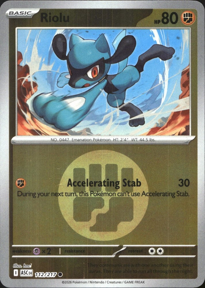 Riolu - ME02.5 112/217