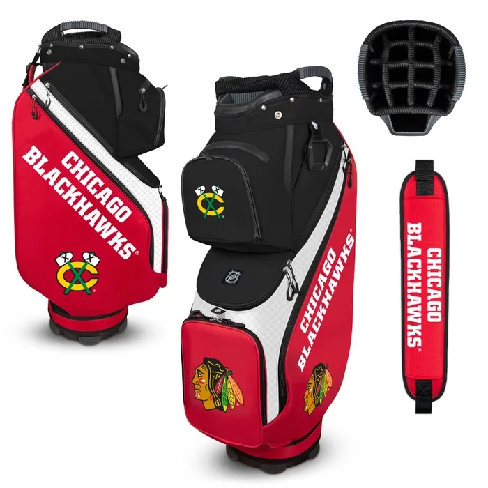 Chicago Blackhawks Premier Clubhouse Cooler Golf Cart Bag