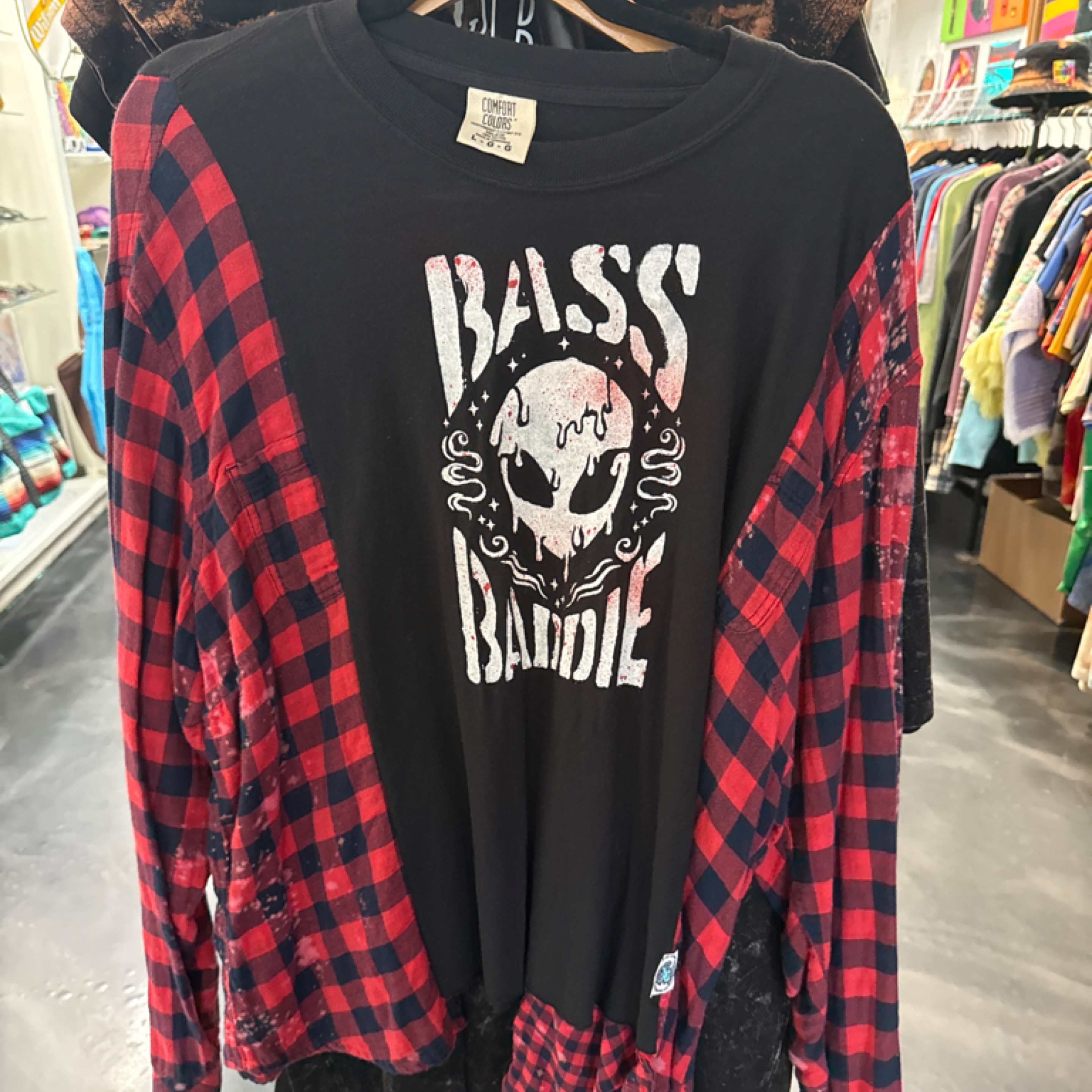 Bass Baddie + red blue flannel LIMITED EDITION #10/17 Ascension Society