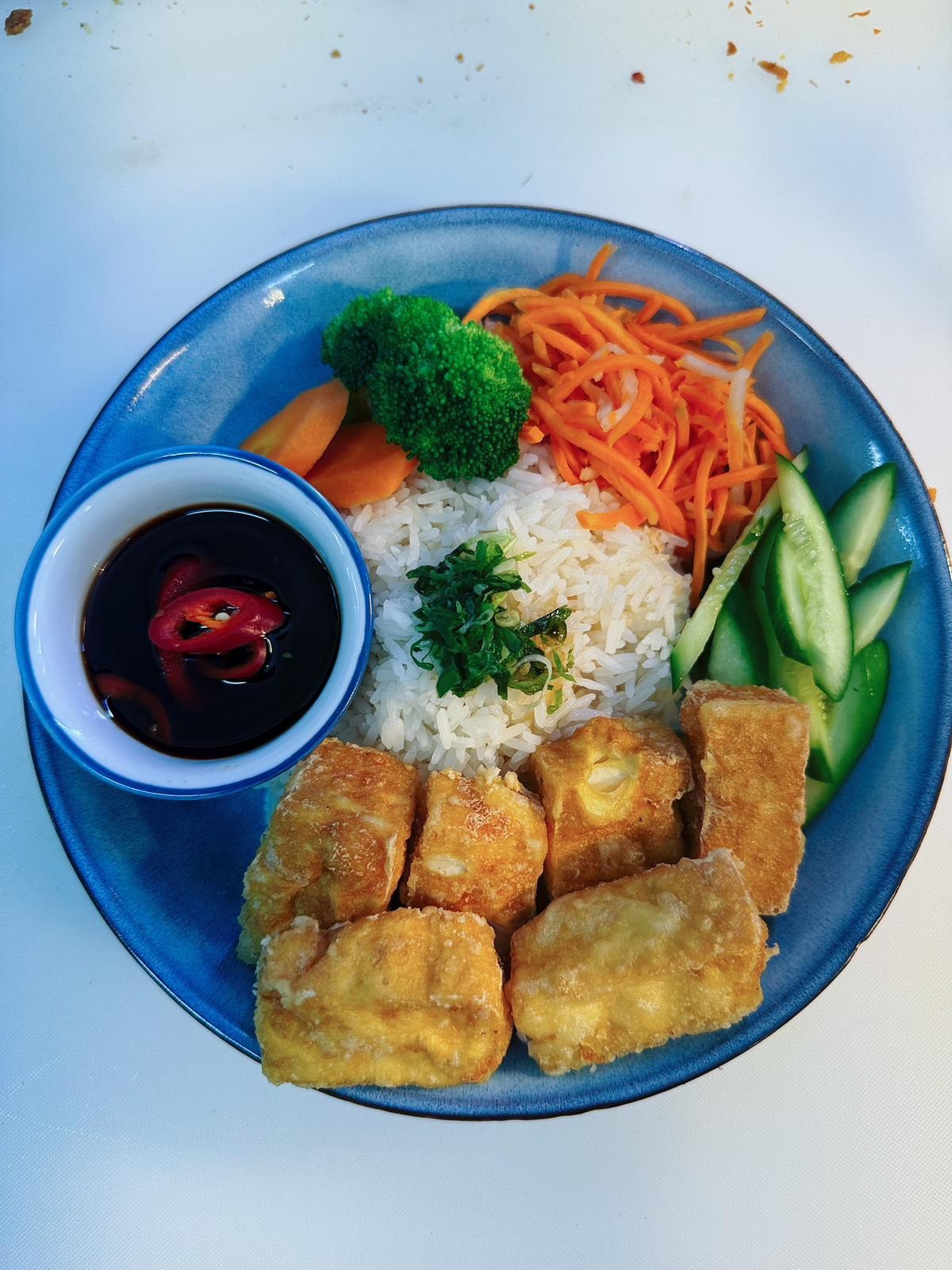 Tofu Steamed Rice - Take Away
