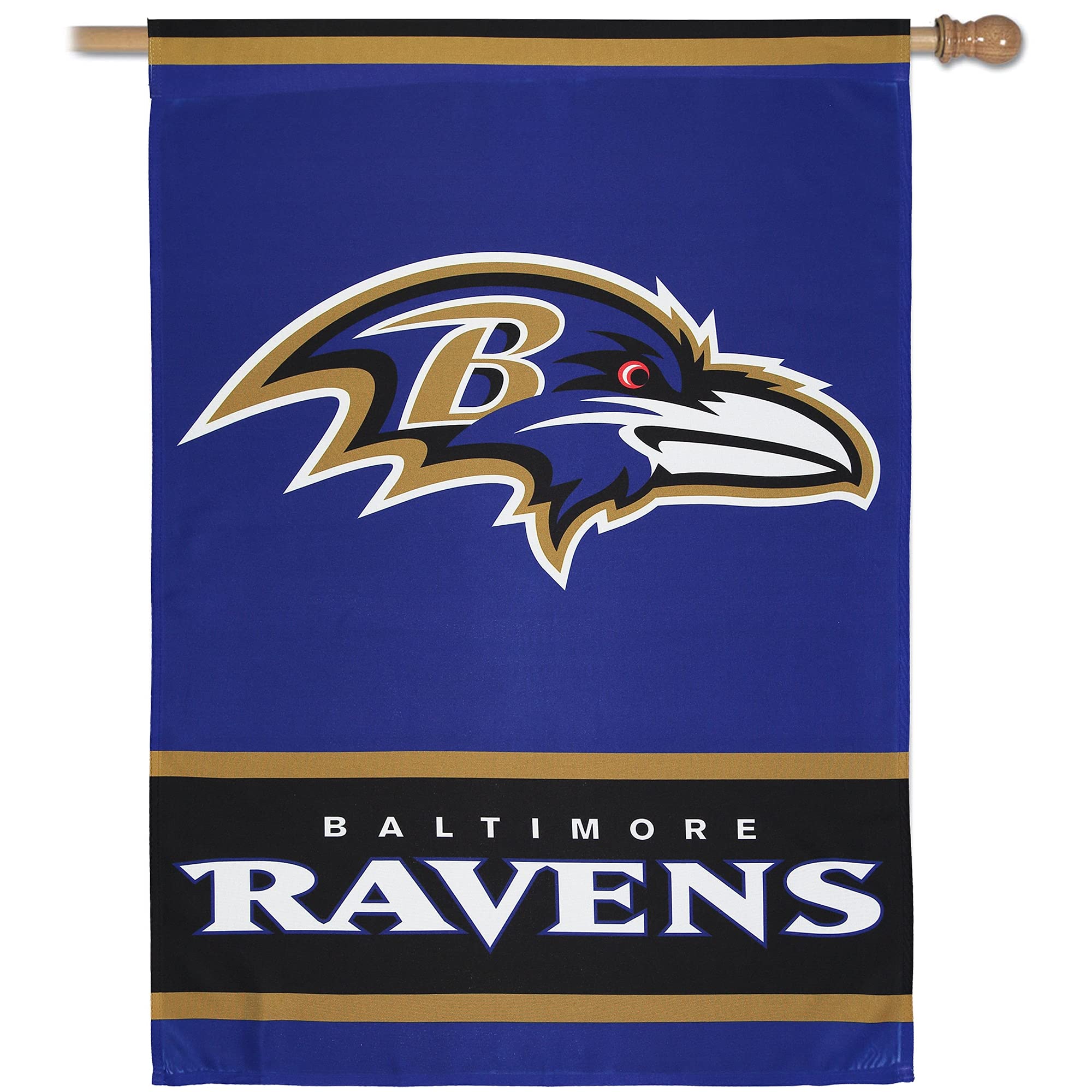 Baltimore Ravens Vertical House Flag 28x40"