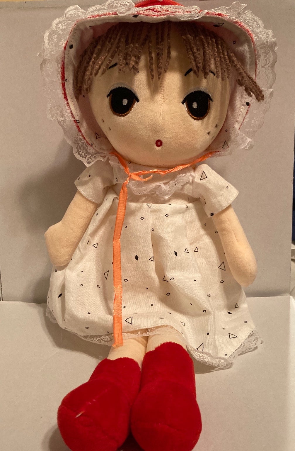 Anime Girl Doll Plush with Red boots