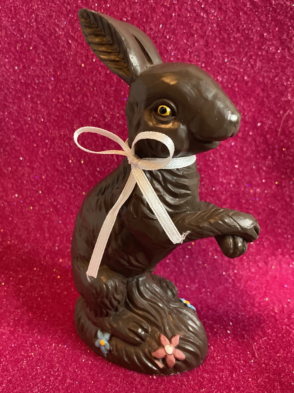 Realistic Resin Chocolate Bunny Rabbit 5 1/2β