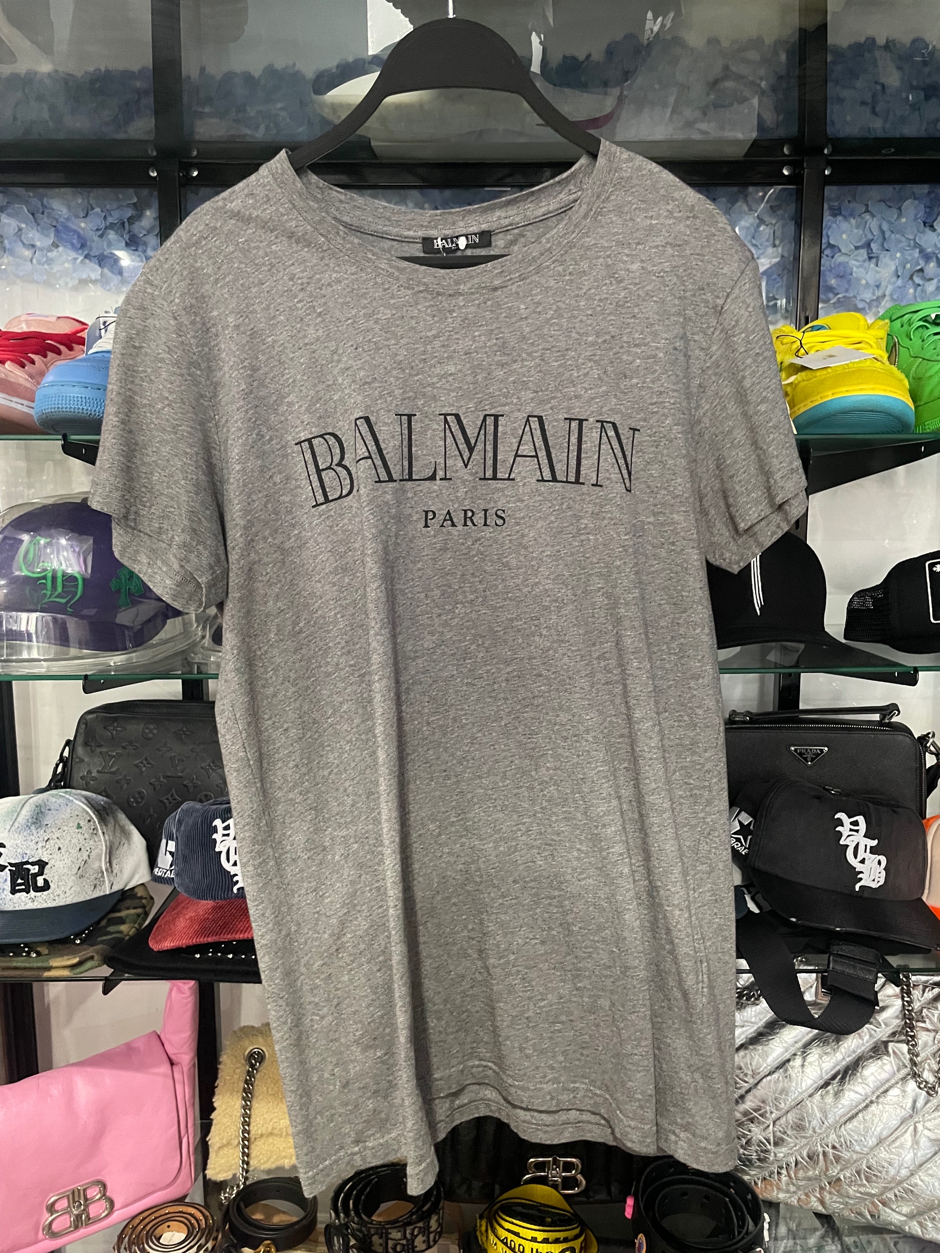 Balman Paris grey t-shirt size M (used)