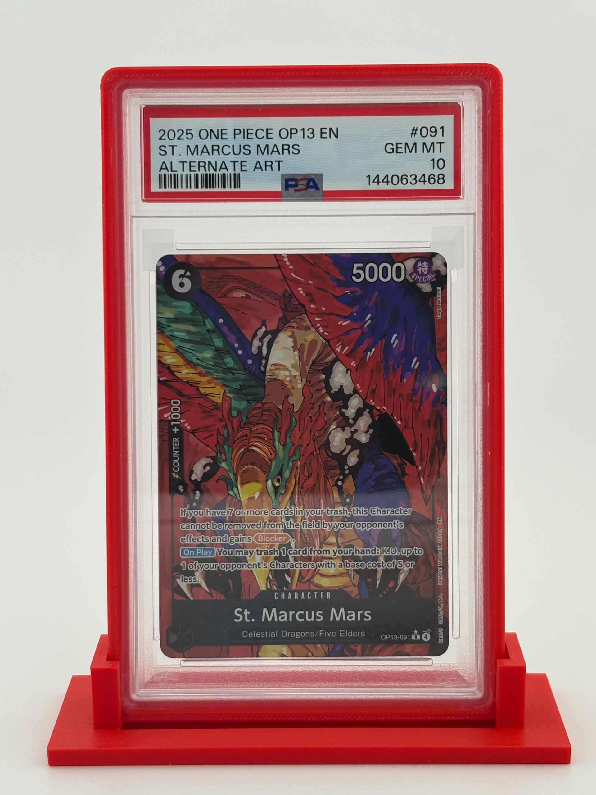 St. Marcus Mars (Alt Art OP 13) #091 PSA 10