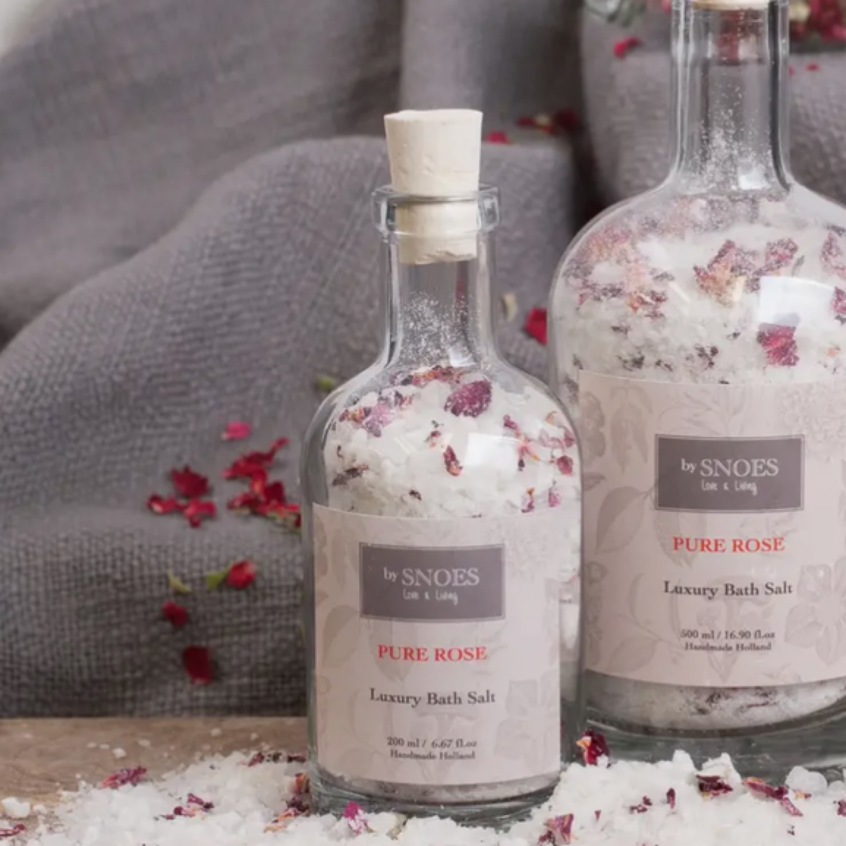 By Snoes - Bath Salts Pure Rose 6.67oz