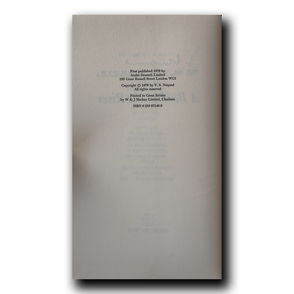 Naipaul, V.S. -- A Bend in the River [Book]